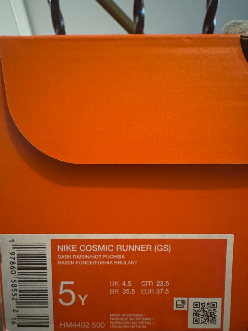 BRAND NEW girl youth nike Nike cosmic runner purple shoes size 3.5Y / 4Y / 5Y - Picture 10 of 10